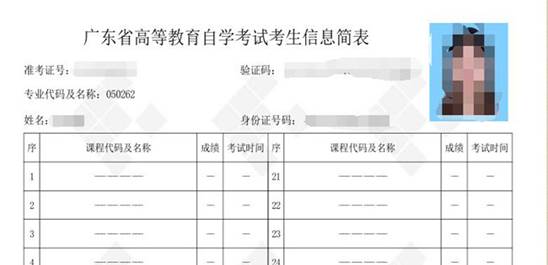 广东外语外贸大学自考实践考核